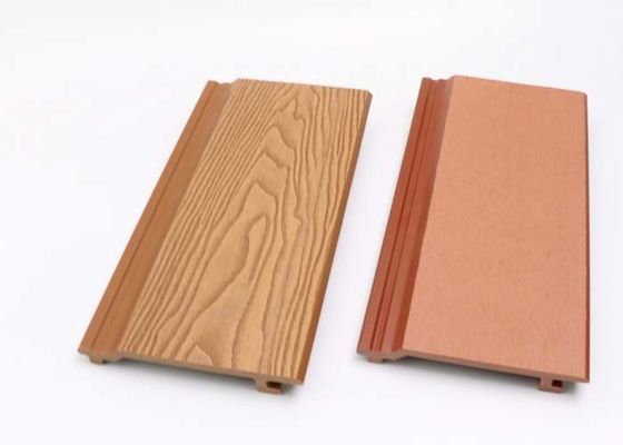 Υπαίθρια εξωτερική WPC τοίχων επιτροπή τοίχων διακοσμήσεων 219mmx26mm επένδυση τοίχων