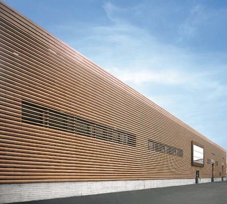 Υπαίθρια εξωτερική WPC τοίχων επιτροπή τοίχων διακοσμήσεων 219mmx26mm επένδυση τοίχων