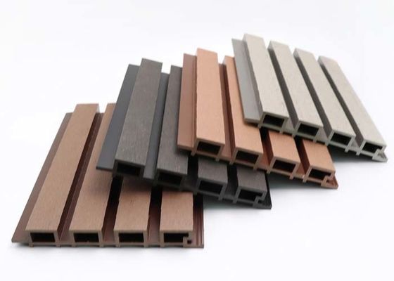 160x24mm εξωτερικός WPC τοίχων πίνακας τοίχου επιτροπής κοίλος ξύλινος πλαστικός σύνθετος