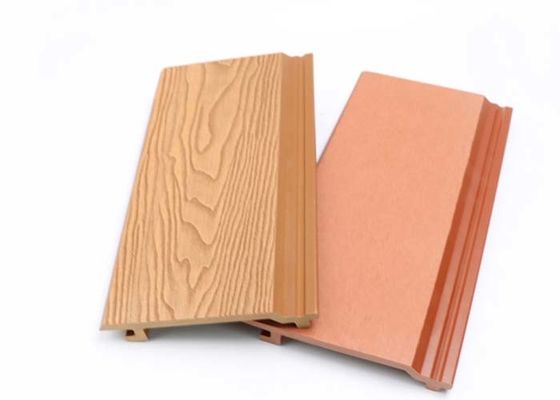 Αδιάβροχη εξωτερική επιτροπή τοίχων WPC 219x26mm εξωτερική επένδυση τοίχων επιτροπής τοίχων WPC