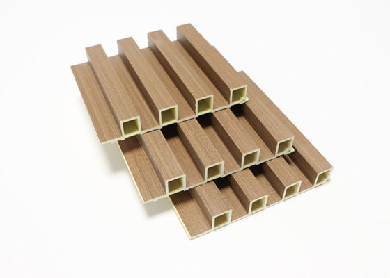 επιτροπή τοίχων 15cmx9mm εσωτερική WPC 16.5cmx2.5cm αδιάβροχη Fluted επιτροπή τοίχων