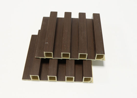 επιτροπή τοίχων 15cmx9mm εσωτερική WPC 16.5cmx2.5cm αδιάβροχη Fluted επιτροπή τοίχων