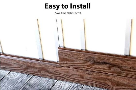 Ξύλινος πλαστικός σύνθετος πίνακας Decking Deco δαπέδων WPC για την υπαίθρια διακόσμηση κήπων