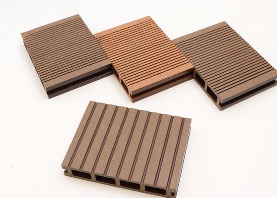 Στεγανοποιήστε το υπαίθριο WPC Decking ξύλινο δάπεδο πλαστικό Decking μη ολίσθησης