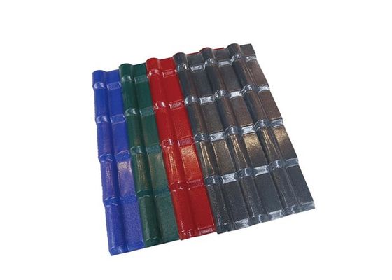 Ζαρωμένα UPVC PVC ρητίνης του ASA συνθετικά φύλλα υλικού κατασκευής σκεπής στεγών κεραμίδι πλαστικά