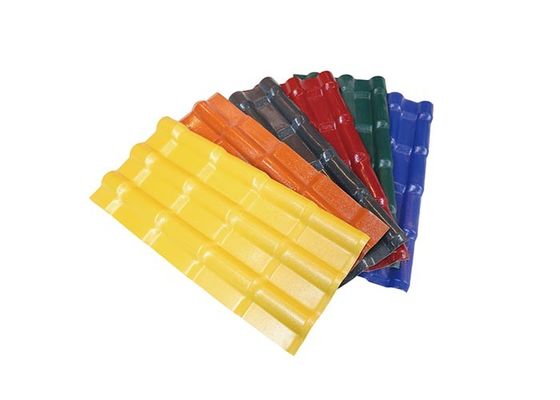 Ελαφρύ κεραμίδι στεγών PVC 0.8mm - 3.2mm πλαστικό κεραμίδι στεγών PVC του Asa υλικού κατασκευής σκεπής υλικό
