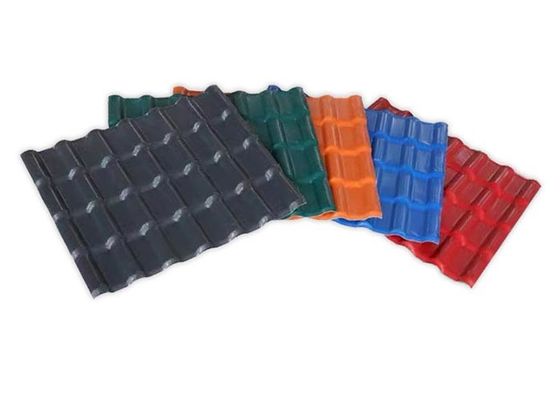 Ελαφρύ κεραμίδι στεγών PVC 0.8mm - 3.2mm πλαστικό κεραμίδι στεγών PVC του Asa υλικού κατασκευής σκεπής υλικό