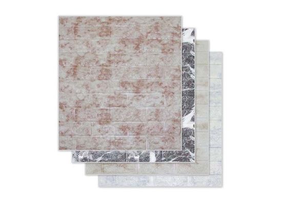 Αυτοκόλλητη 60x70cm PE αφρού υγρασία αυτοκόλλητων ετικεττών τοίχων αφρού ταπετσαριών τρισδιάστατη - απόδειξη