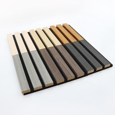 Καπλαμάς ξύλου Luxury Acoustic Panels Ύφασμα Ξύλινο αυλακωτό αυλακωτό