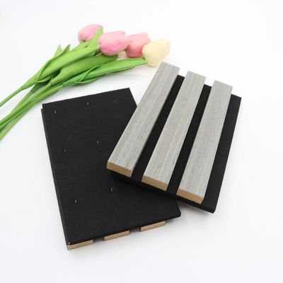 Καπλαμάς ξύλου Luxury Acoustic Panels Ύφασμα Ξύλινο αυλακωτό αυλακωτό