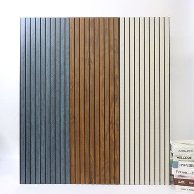 Πίνακας τοίχου PVC με φλουτίδα Πίνακα PVC πυρόστακτο Ελαφρύ τοίχο PVC για εσωτερική διακόσμηση Πίνακας τοίχου PVC χονδρικής πώλησης Εύκολη εγκατάσταση