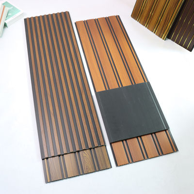 Δείκτης τοίχου ξύλινος κόκκους PVC διακοσμητικό τοίχωμα Eco φιλικό υλικό για το υπνοδωμάτιο σαλόνι τηλεόραση τοίχος φόντο