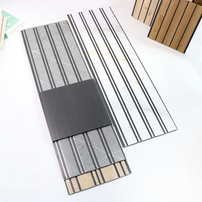 Δείκτης τοίχου ξύλινος κόκκους PVC διακοσμητικό τοίχωμα Eco φιλικό υλικό για το υπνοδωμάτιο σαλόνι τηλεόραση τοίχος φόντο