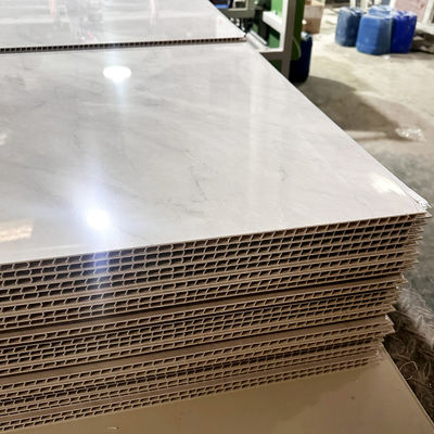 Μαρμάρινο οικολογικά φιλικά πλαστικά πάνελ μπάνιου για εσωτερικά τοιχώματα βίλα διαμέρισμα Αδιάβροχο μπάνιο