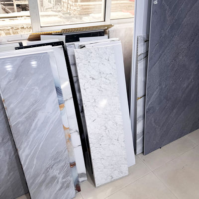 Σύγχρονο 3D πρότυπο Πυροσβεστικό PVC Πίνακα τοίχου ντους Υλικό ανακαίνισης λουτρών πολυτελείας