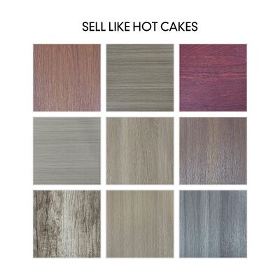 Εύκολη στην εγκατάσταση και αφαιρούμενη διακοσμητική μεμβράνη δαπέδου με ρεαλιστικά σχέδια