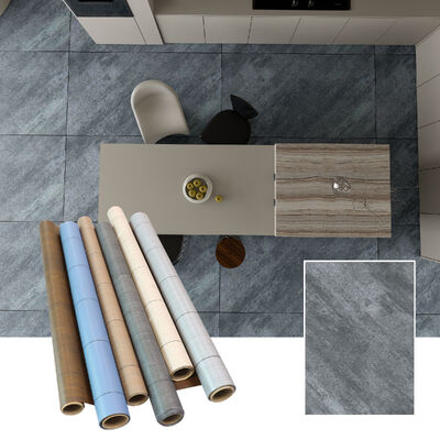 0.5mm Περιβαλλοντικά φιλικό PVC αυτοκόλλητα αυτοκόλλητα αυτοκόλλητα δαπέδου Διακοσμητικό υλικό