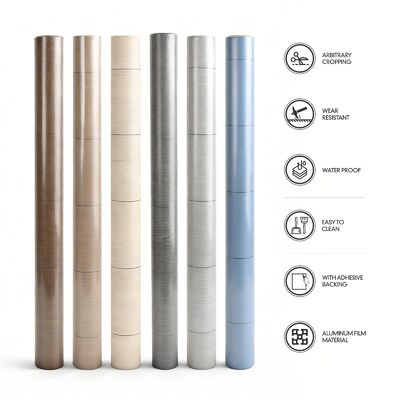 0.5mm Περιβαλλοντικά φιλικό PVC αυτοκόλλητα αυτοκόλλητα αυτοκόλλητα δαπέδου Διακοσμητικό υλικό