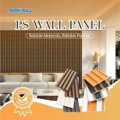 Εύκολη εγκατάσταση Χαμηλή συντήρηση Πάνελ τοίχου PS Πλάκες τοίχου από πολυστυρένιο αδιάβροχες ανθεκτικές