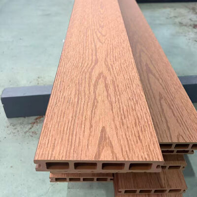 Εκτός WPC τοίχωμα σύστημα πάνελ Αδιάβροχο ξύλο πλαστικό σύνθετο για εξωτερική επένδυση τοίχου