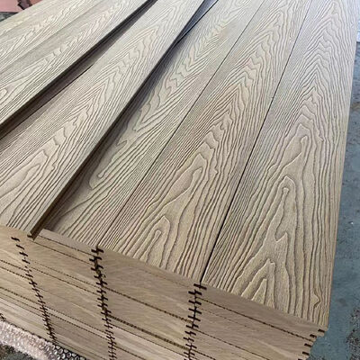 Εκτός WPC τοίχωμα σύστημα πάνελ Αδιάβροχο ξύλο πλαστικό σύνθετο για εξωτερική επένδυση τοίχου