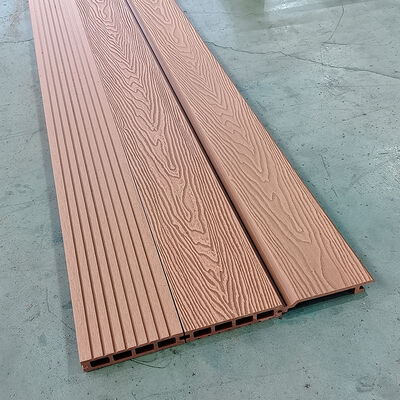 Αδιάβροχο εξωτερικό πίνακα τοίχου WPC σύνθετο ξύλο για κατοικημένα και εμπορικά εξωτερικά τοίχοι