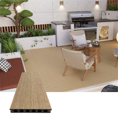 Εξωτερικό πίνακα τοίχου WPC Εξωτερικά υδατοασθενή σύνθετα πλαίσια ξύλου για διακόσμηση κτιρίων