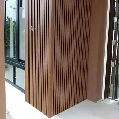 Tongue and Groove Low Maintenance Wpc Acoustic Wall Panels Εξωτερική διακόσμηση κτιρίου
