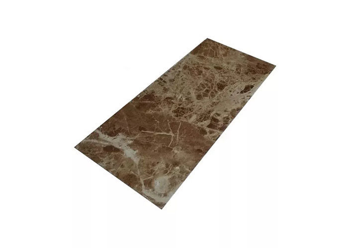 1220x2800mm εσωτερικός διακοσμητικός υψηλός στιλπνός φύλλων PVC μαρμάρινος για το λουτρό