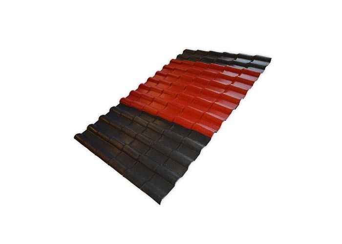 Ζαρωμένα UPVC PVC ρητίνης του ASA συνθετικά φύλλα υλικού κατασκευής σκεπής στεγών κεραμίδι πλαστικά