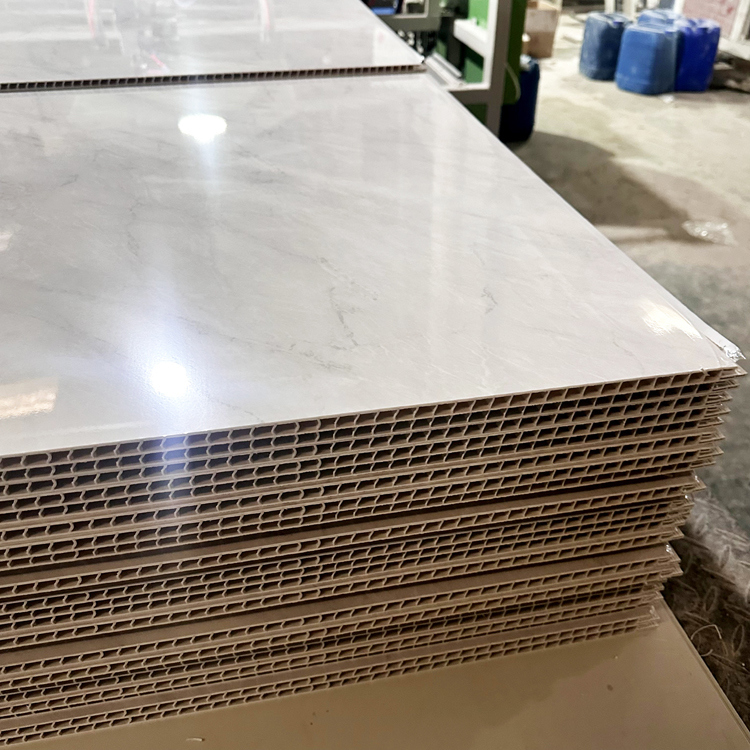 Μαρμάρινο οικολογικά φιλικά πλαστικά πάνελ μπάνιου για εσωτερικά τοιχώματα βίλα διαμέρισμα Αδιάβροχο μπάνιο