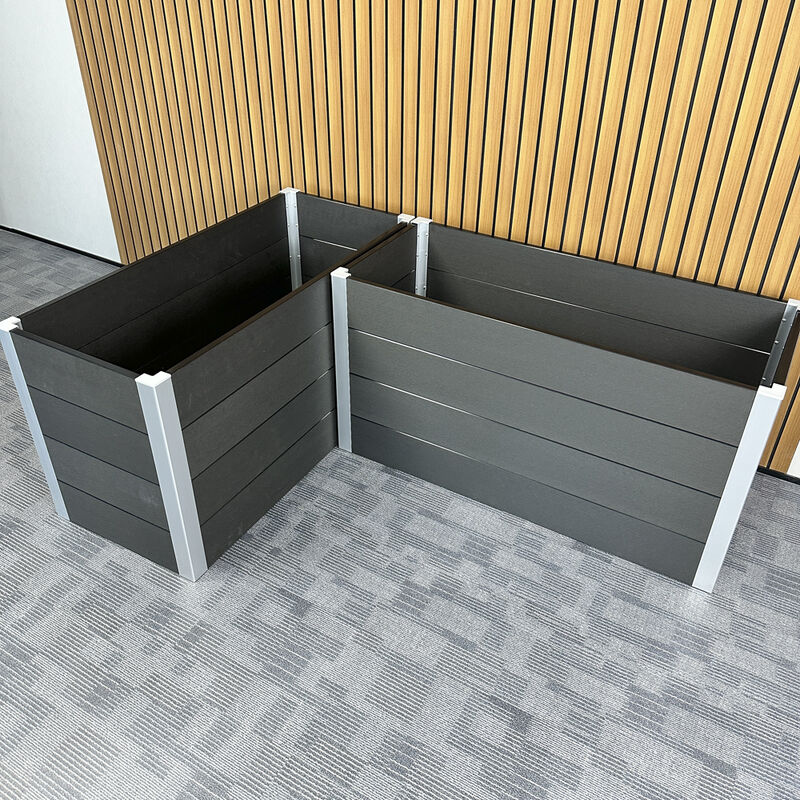 Εξωτερικό αυξημένο κρεβάτι κηπουρικής πλατείας με ανθεκτικό στη φωτιά υλικό φιλικό προς το περιβάλλον για φύτευση στην αυλή