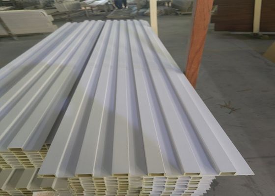 Ξύλινη σιταριού PVC WPC τοίχων επιτροπής Fluted τοίχων επιτροπή τοίχων επιτροπών WPC τρισδιάστατη