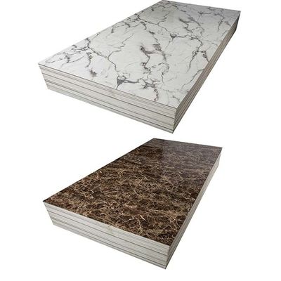 1220x2440 PVC μίμησης μαρμάρινο φύλλο τοίχων πινάκων φύλλων αδιάβροχο εναλλακτικό