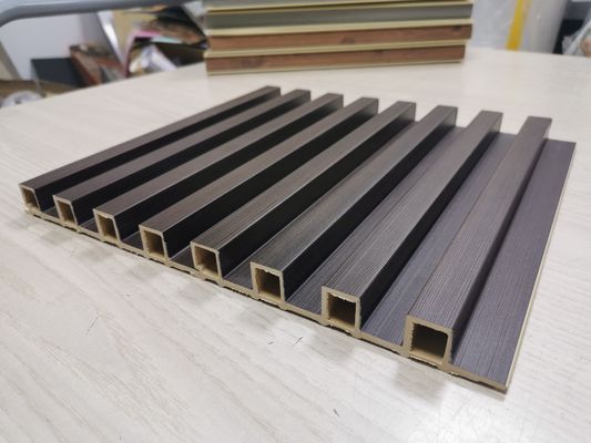 Ξύλινη σιταριού PVC WPC τοίχων επιτροπής Fluted τοίχων επιτροπή τοίχων επιτροπών WPC τρισδιάστατη