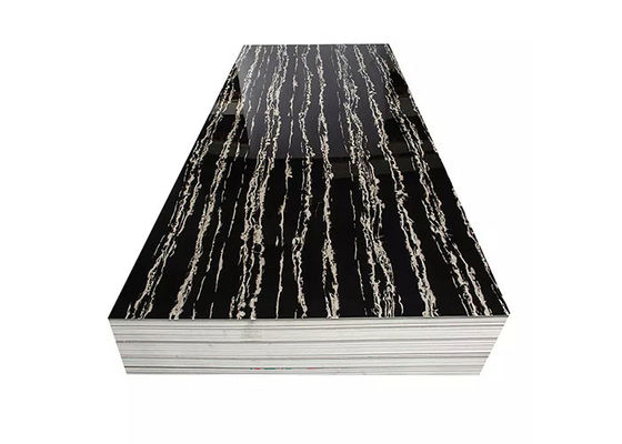 UV μαρμάρινο φύλλο PVC 3mm 4x8 για το εσωτερικό ντεκόρ τοίχων