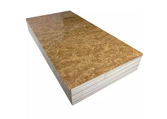 UV μαρμάρινο φύλλο PVC 3mm 4x8 για το εσωτερικό ντεκόρ τοίχων