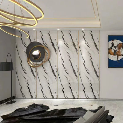 UV μαρμάρινο φύλλο PVC 3mm 4x8 για το εσωτερικό ντεκόρ τοίχων