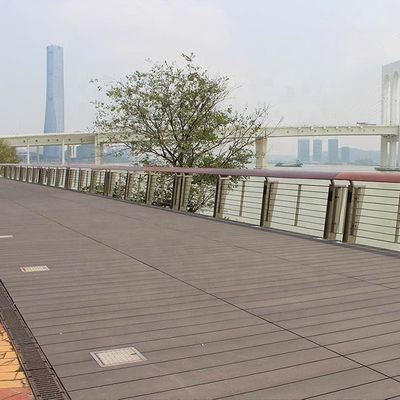 Εξωτερικός WPC Decking κοίλος σύνθετος Decking κοβαλτίου πίνακας εξώθησης