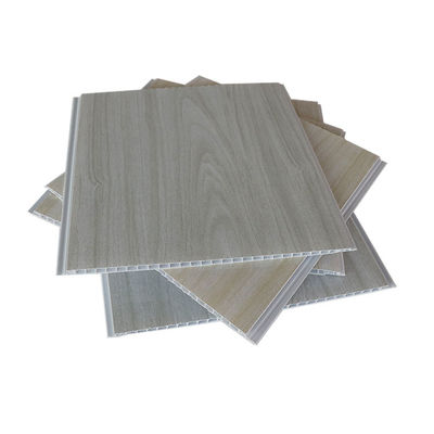 Υψηλή στιλπνή εσωτερική ξύλινη 250x8mm τυπώνοντας ανώτατη επιτροπή PVC για το νότο - Αμερικανός