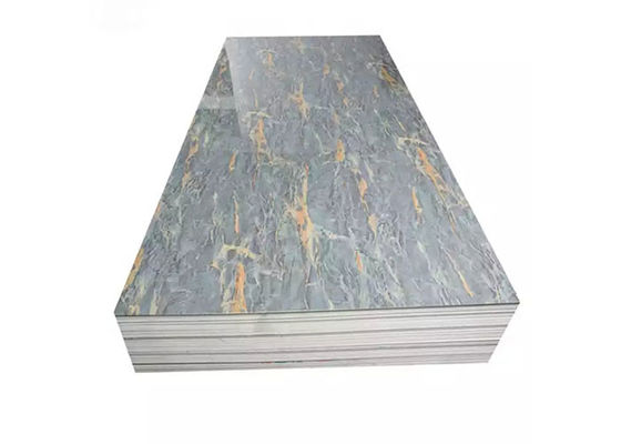 1220x2800mm PVC μαρμάρινο σύνθετο UV φύλλο PVC κεραμιδιών διαφανές