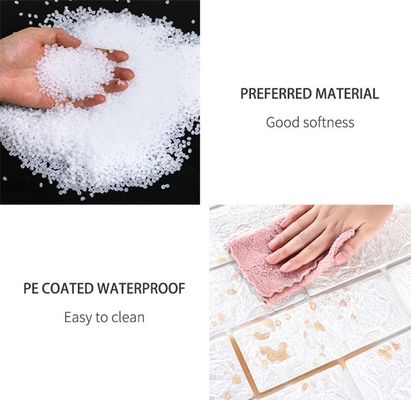 Υγρασία - αυτοκόλλητο σπίτι διακοσμητικό DIY ταπετσαριών αφρού απόδειξης τρισδιάστατο