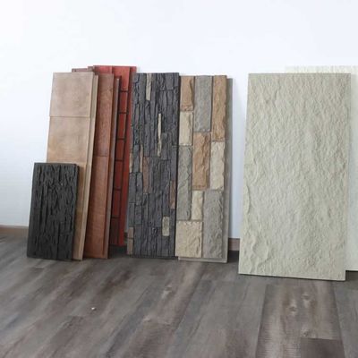 Το πέτρινο μανιτάρι επιτροπής τοίχων PU Faux καθιστά αλεξίπυρα 3mm 1220 * 2440mm