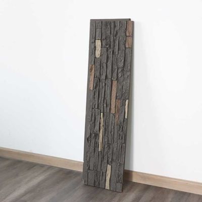 Χονδρή πλάκα PU Stone Panel Faux Εύκολη Τοποθέτηση Για Διακόσμηση Τοίχων 120 * 60cm 3cm