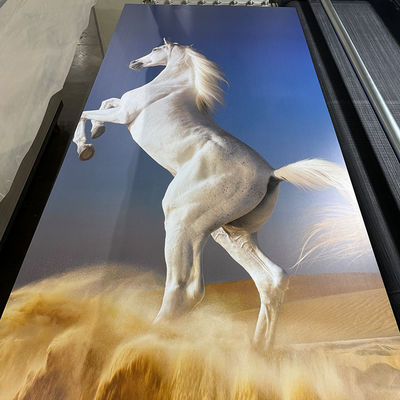 4*8 Ft UV PVC μαρμάρινο φύλλο Αδιάβροχο θερμό τυποποίηση / 3D εκτυπωμένα εσωτερικά πάνελ