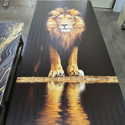 4*8 Ft UV PVC μαρμάρινο φύλλο Αδιάβροχο θερμό τυποποίηση / 3D εκτυπωμένα εσωτερικά πάνελ