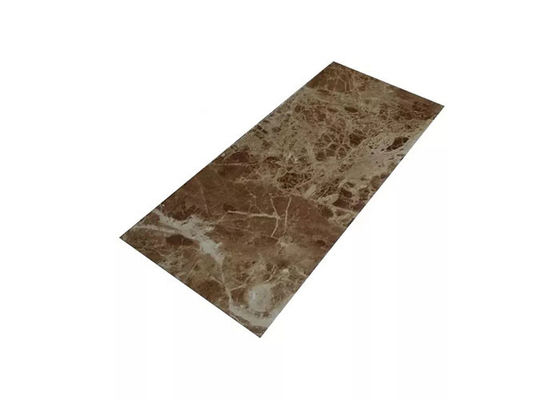 1220x2800mm εσωτερικός διακοσμητικός υψηλός στιλπνός φύλλων PVC μαρμάρινος για το λουτρό