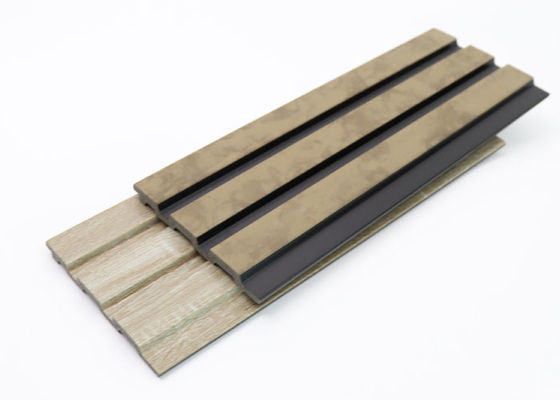 Αδιάβροχο Soundproof Fluted CP τοίχων ξύλινο πλαστικό σύνθετο εγκατάστασης επιτροπών εύκολο
