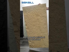 Ελαφρύ πάνελ πολυουρεθάνης PU Τεχνητό Faux 1200 * 600 mm