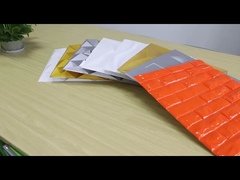 Αδιάβροχη επιτροπή εγχώριων διακοσμητική τρισδιάστατη εσωτερική τοίχων ρητίνης PVC για τους τοίχους